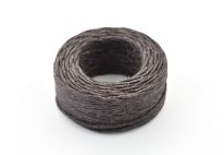 Brown linen thread