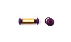 Pivot Aluminium Purple Button 3/16