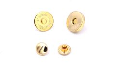 Magnetic snap brass 14mm