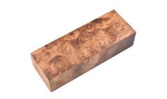Stabilized maple burl smoked natural