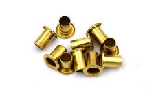 1/4 Eyelet Brass ⌀10-L10,6mm / 10 pcs