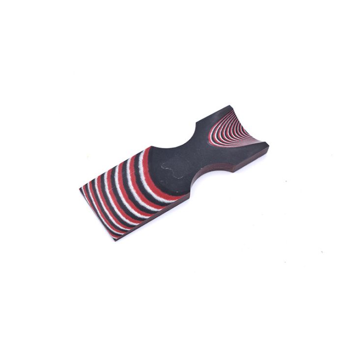 Micarta Red & Black & Stone Small Micarta Red & Black & Stone Small