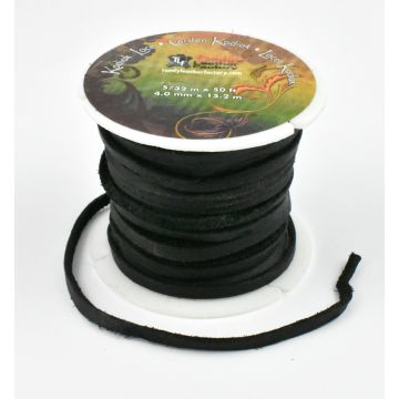 Kodiak Leather Lace - 4mm Black