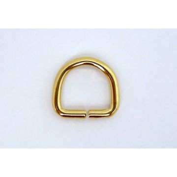 D Rings Brass - 10 mm / 10 pcs