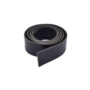Latigo belt leather - Black
