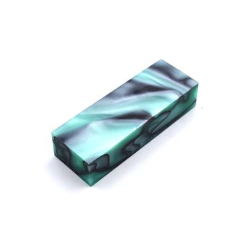 Acrylic Green & Black Block