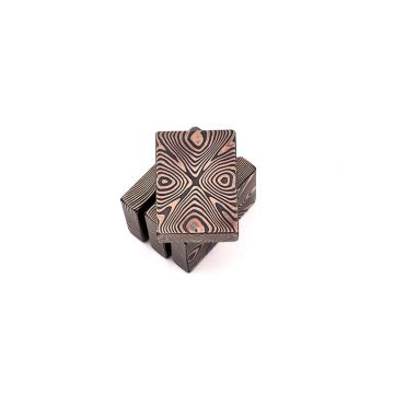 Mokume Gane Damascus Bolster - Spider