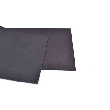 Spanish Top Grain leather Black / 10cm