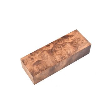 Stabilized maple burl smoked natural