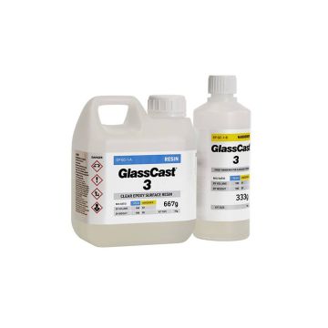 GlassCast 3 Vattenklar epoxigjutharts 1 kg