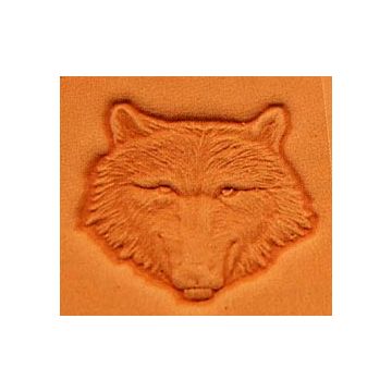 3D Stamp Wolf head